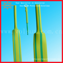 Yellow Green Identification Thin Wall Heat Shrinkable Tube